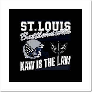 St. Louis Battlehawks - Kaw Is The Law - Ufl Posters and Art